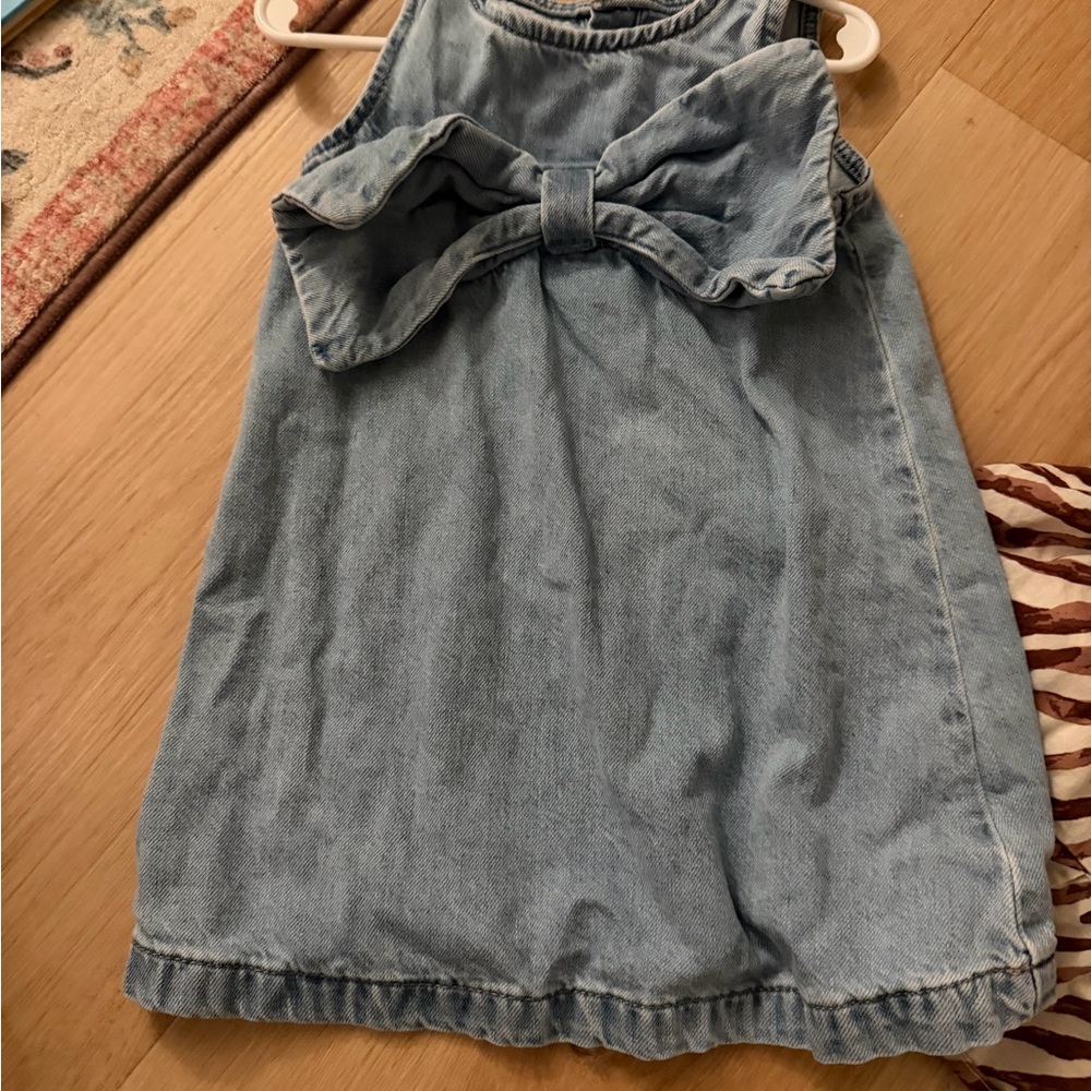 Zara Light Blue Denim Dress